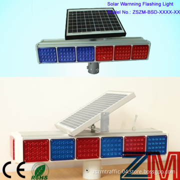 LED New Energy Solar Traffic Warning Light/ Light Controller with 6 Modules